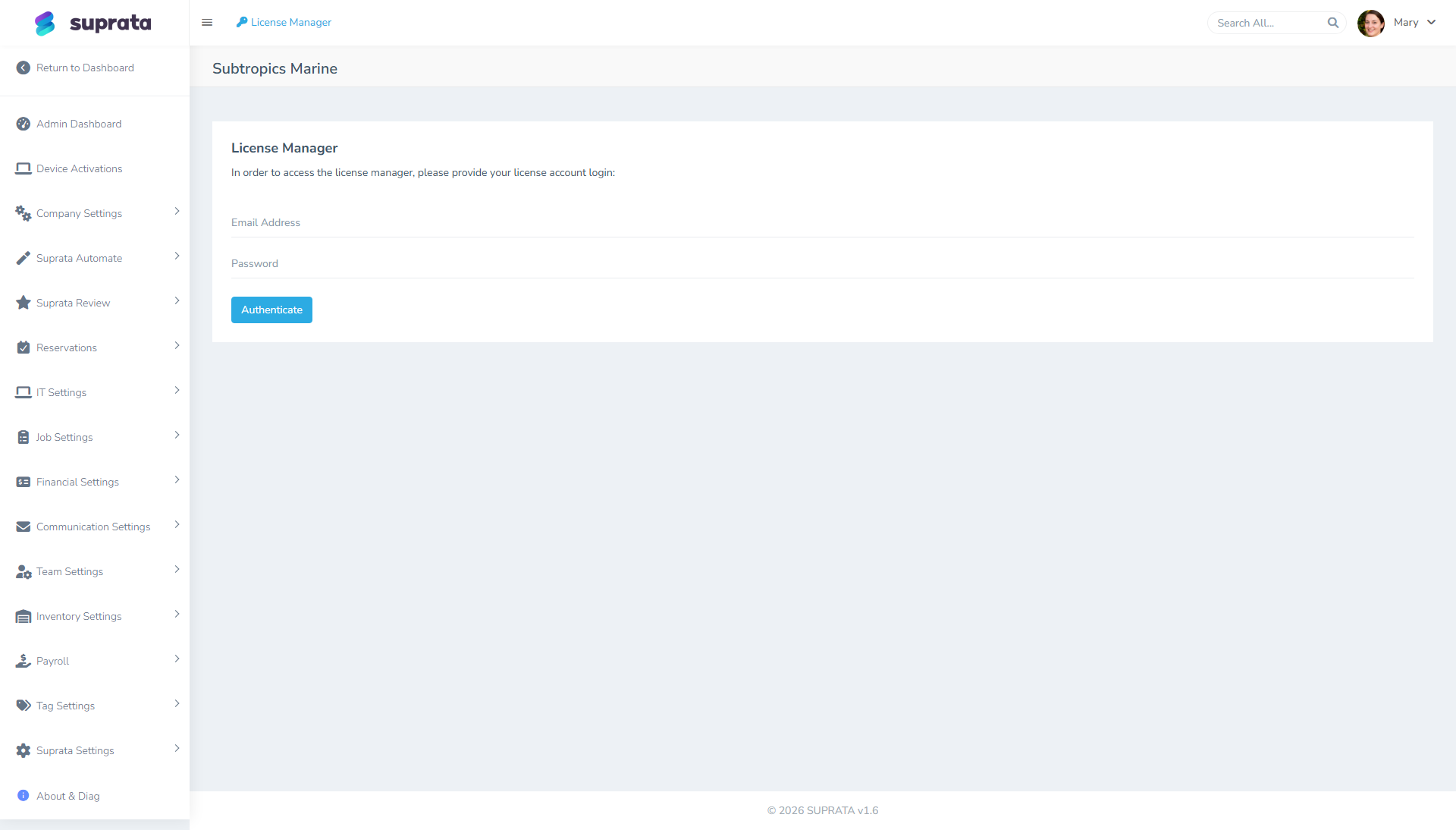 The license manager — your seat allocation and tier